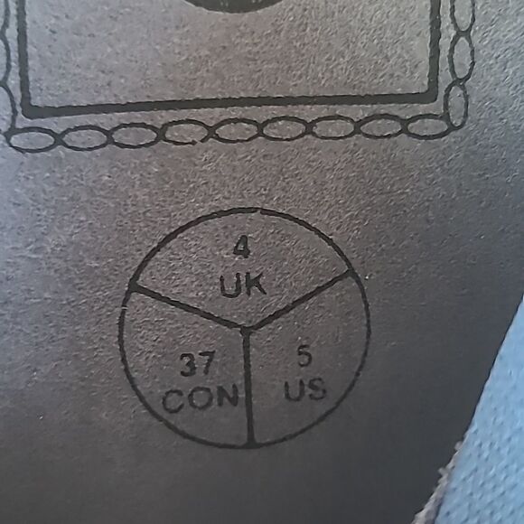 Dr Martens Chunky Sandals Chunky Slip-on Blue & Red Made in England Size UK 4 - Picture 11 of 14